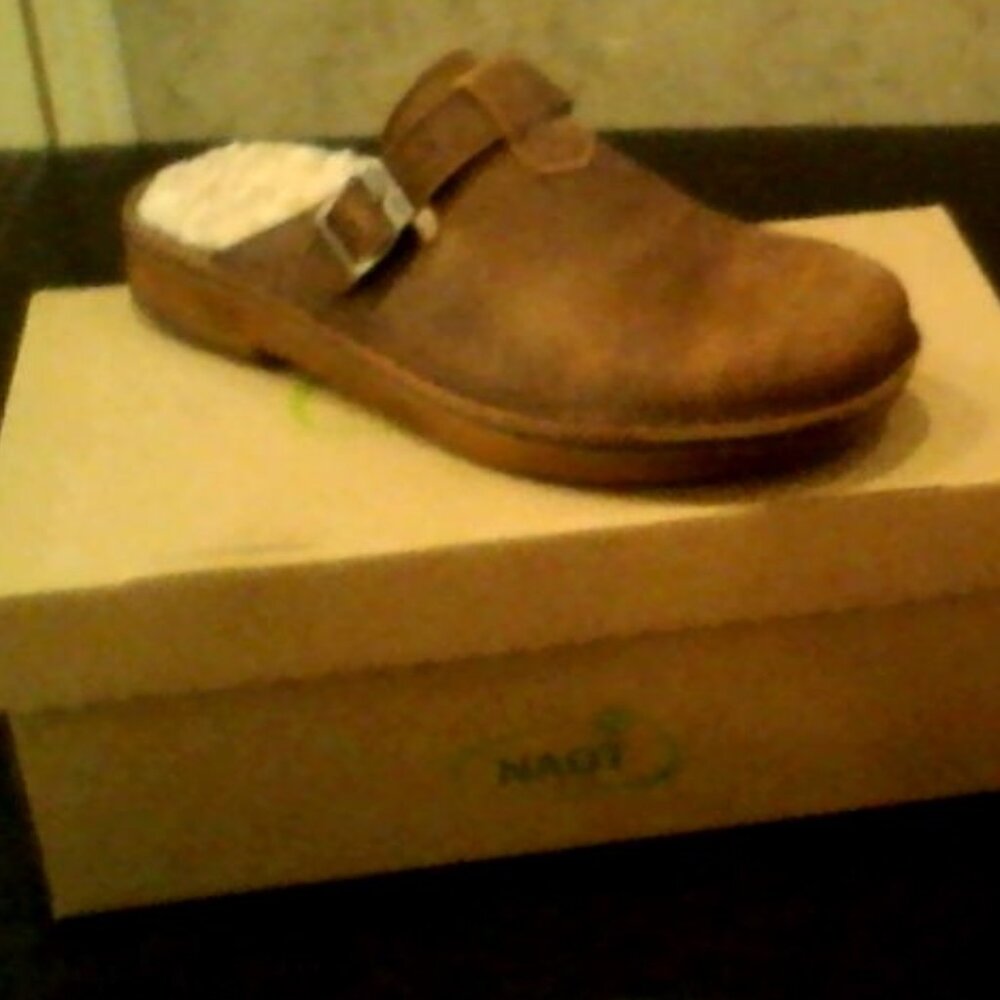 NAOT Martos Antique Brown Suede